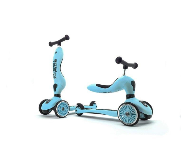 Scoot & Ride Highwaykick 1 Jeździk i hulajnoga 2w1 Blueberry - 573304 - zdjęcie 3